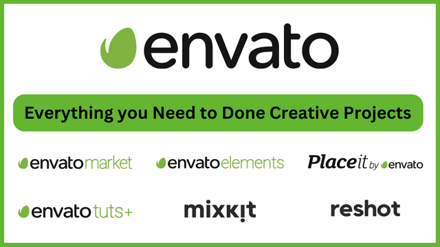 Envato Everything you Need to Done Creative Projects