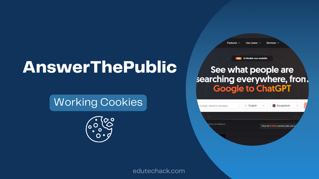 AnswerThePublic Pro Account Cookies For Free