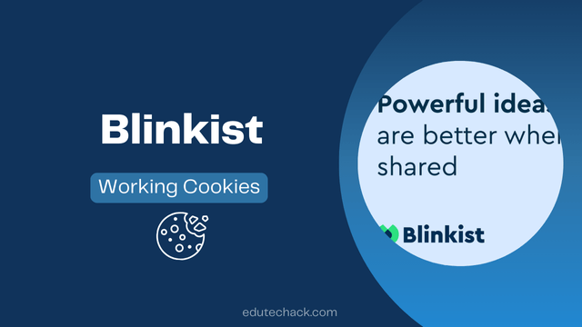 Blinkist Premium Cookies For Free