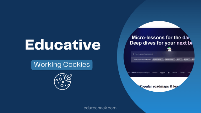Educative Premium Account Cookies For Free