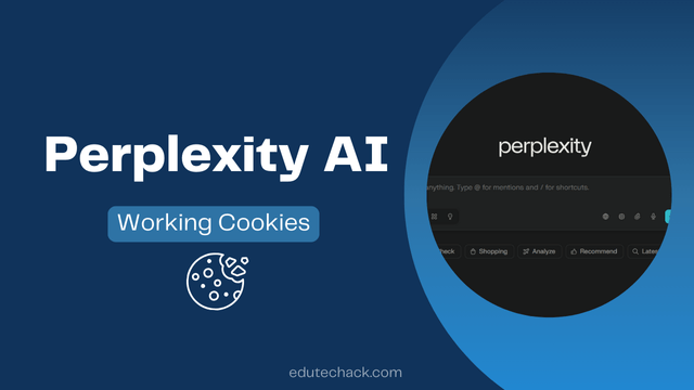 Perplexity AI Premium Cookies For Free